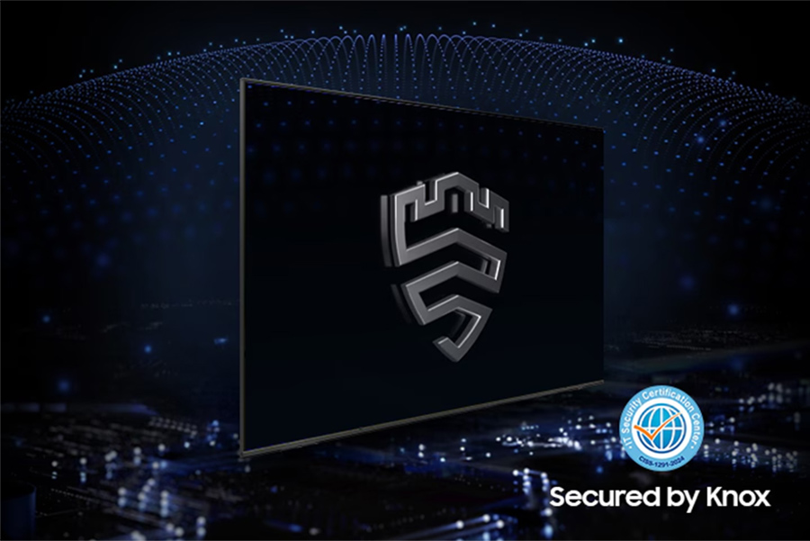 Bảo mật với Samsung Knox trên Tivi Samsung QLED 4K Vision AI 43 Inch QA43Q7FA