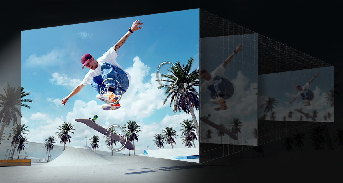 Công nghệ 4K Upscaling tinh chỉnh hình ảnh rõ nét trên từng điểm ảnh