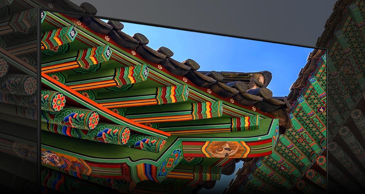 Dynamic Crystal Color giúp hình ảnh hiển thị nhiều màu sắc rực rỡ, sống động