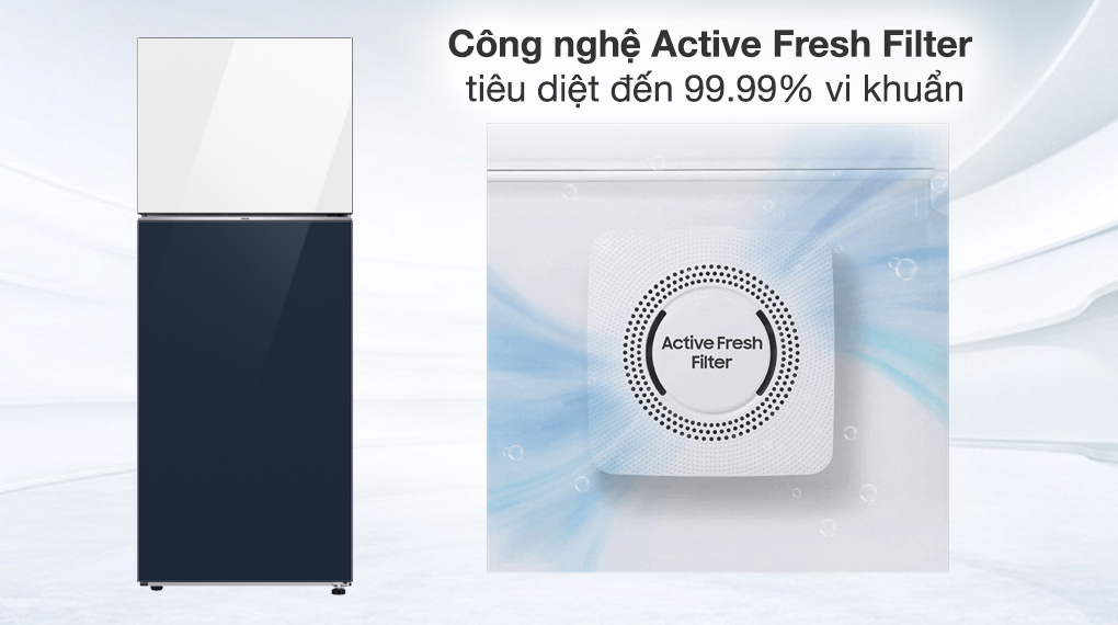 Tủ lạnh Samsung Inverter 460 lít RT47CB66868ASV - Công nghệ kháng khuẩn khử mùi